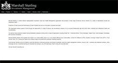 Desktop Screenshot of marshallsterling.co.uk